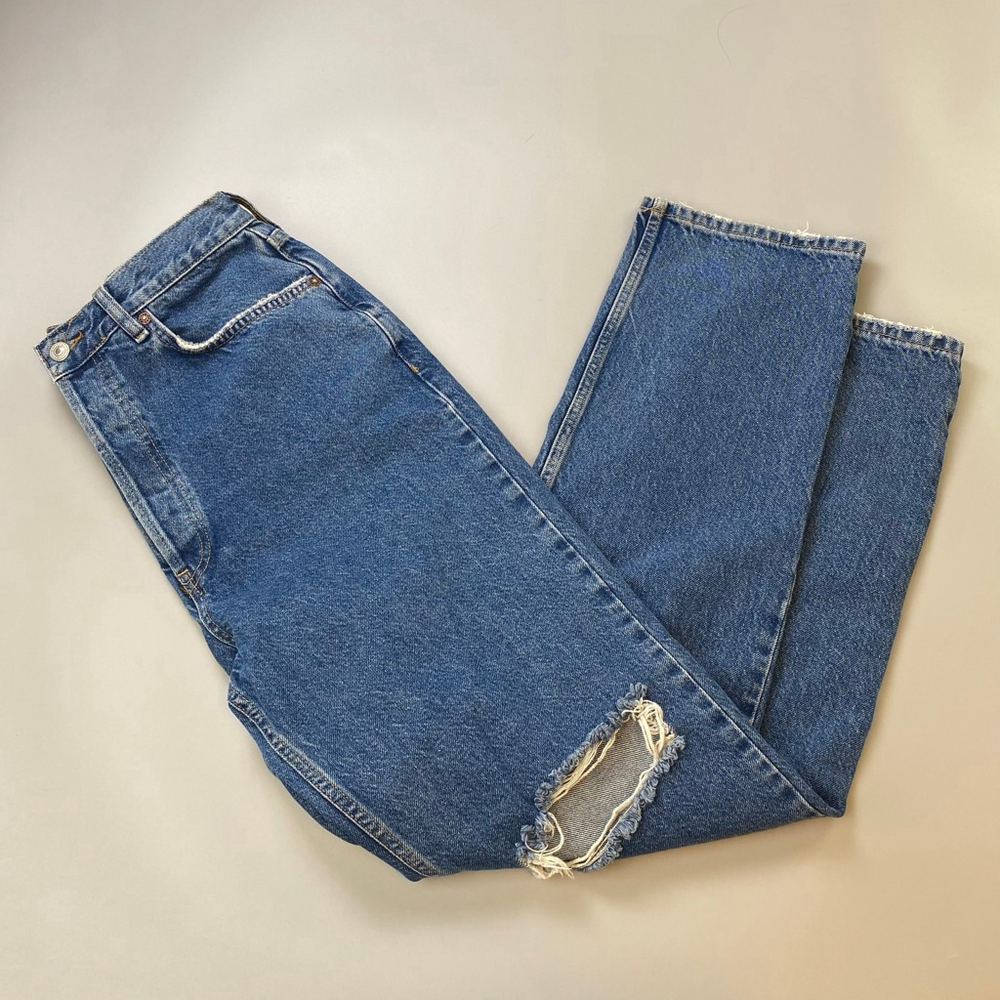 We The Free High Rise Blue Jeans